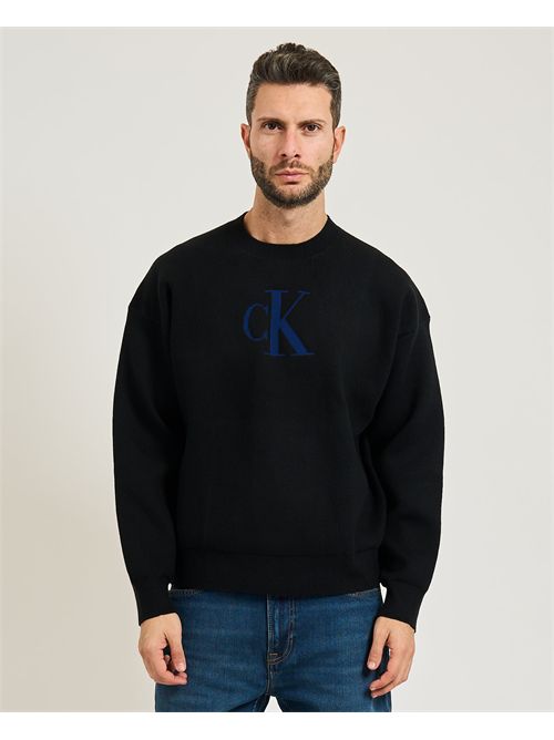 Maglione uomo Calvin Klein in lana merino CALVIN KLEIN | LV04LB305GUB1